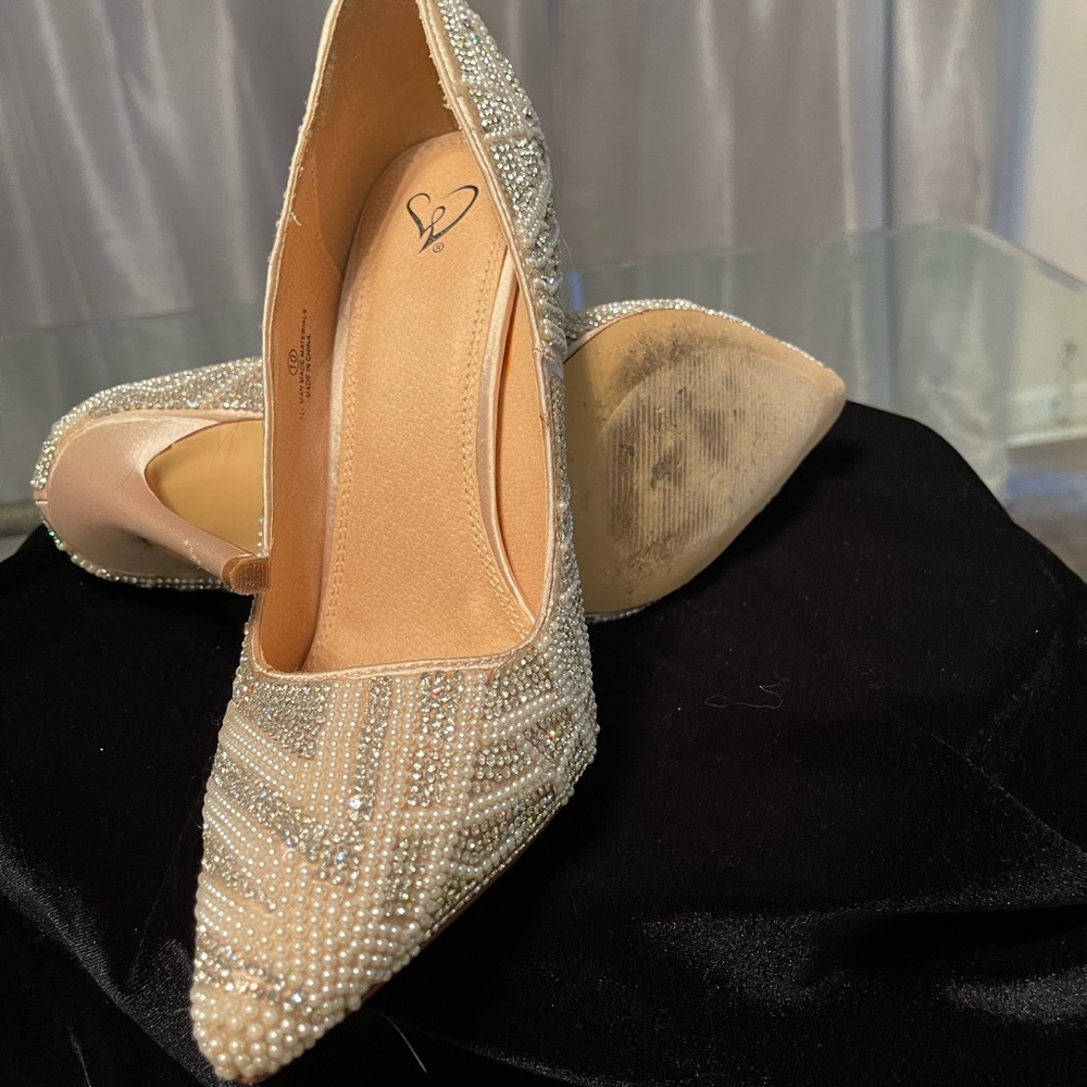 Beaded shoes 10 worn once